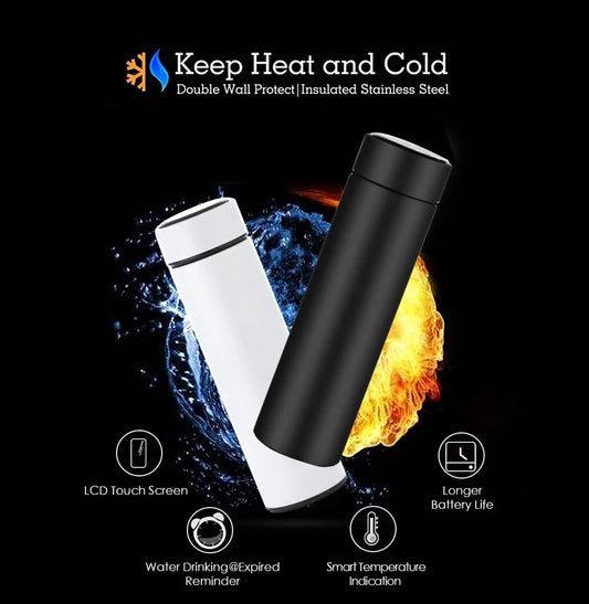 LED Temperature Display Thermos Bottle